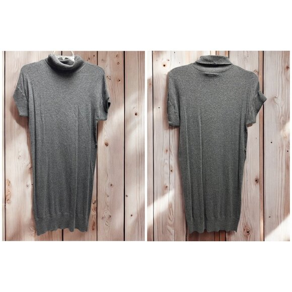 Worthington Women's Turtleneck Sweater Dress Size Large Gray - Picture 1 of 12